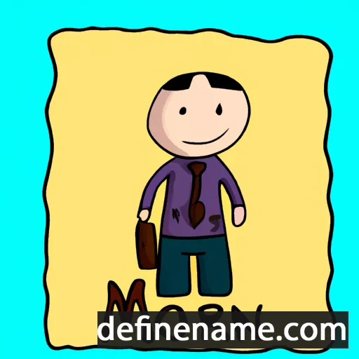 cartoon of the name Moran