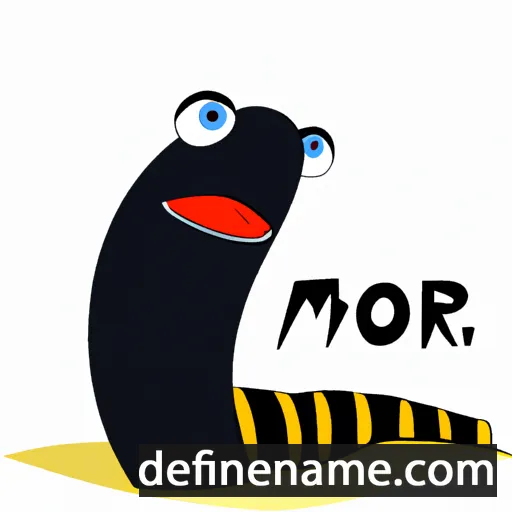 cartoon of the name Moray