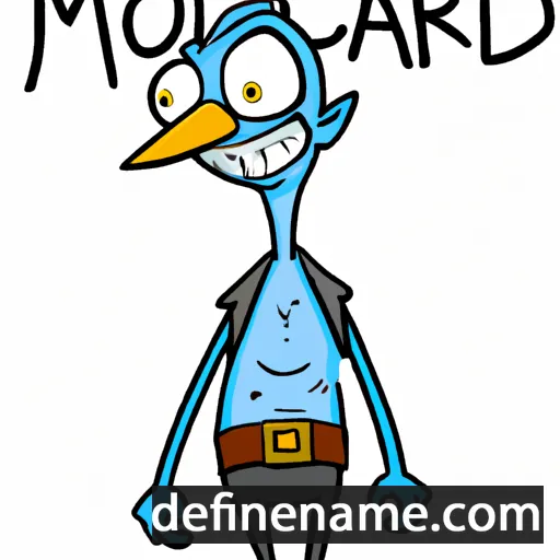 cartoon of the name Mordecai