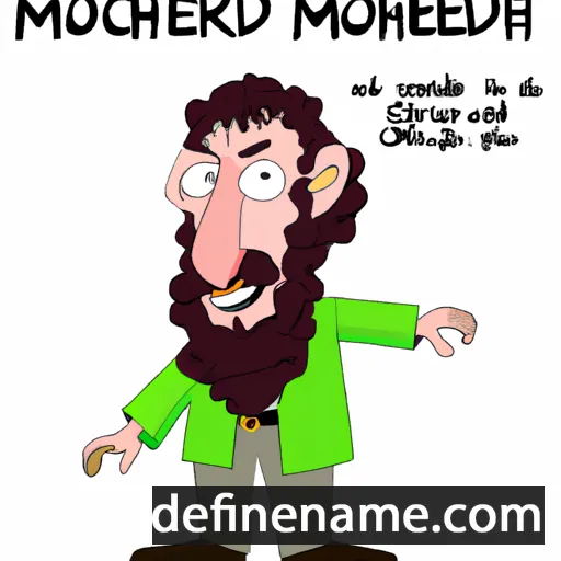 cartoon of the name Mordechai