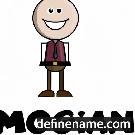 cartoon of the name Morgan