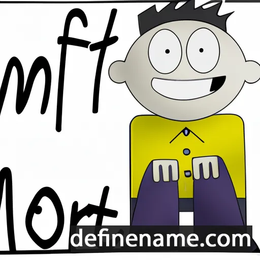 cartoon of the name Moritz