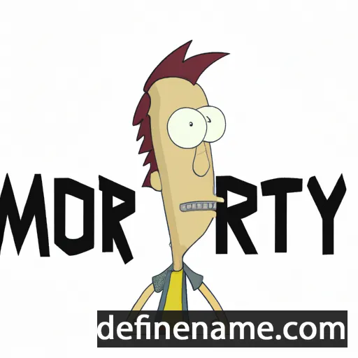 cartoon of the name Morty