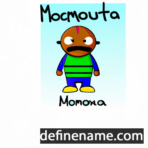 cartoon of the name Motecuhzoma