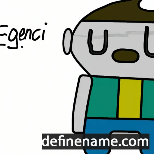 cartoon of the name Țengiz