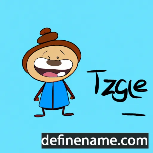 Täzegül cartoon