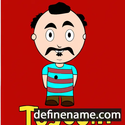 cartoon of the name Taymour