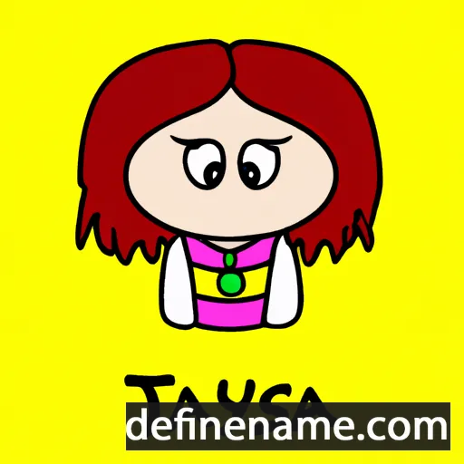 cartoon of the name Taysa