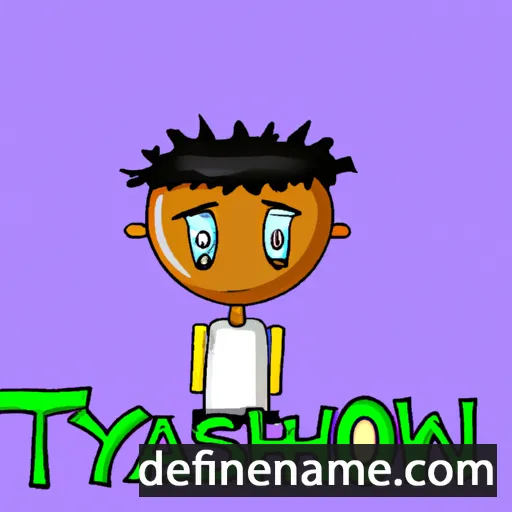 cartoon of the name Tayshaun