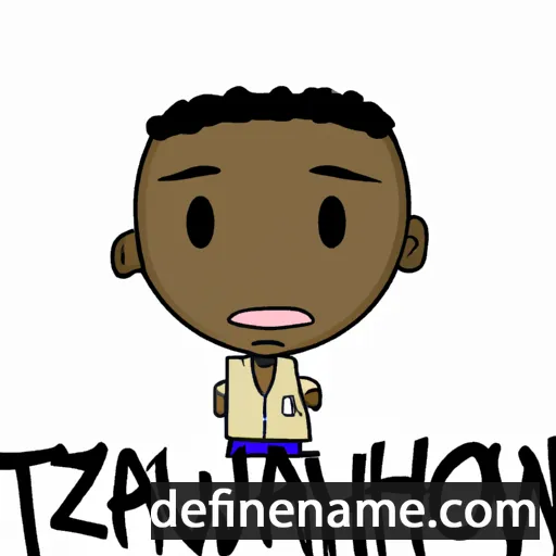 cartoon of the name Tayshawn