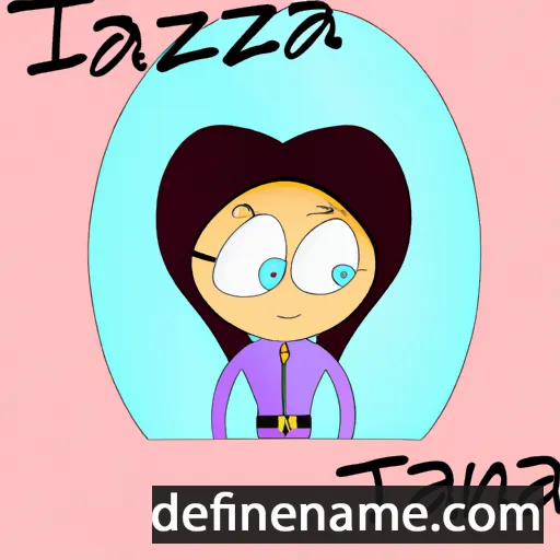 cartoon of the name Taziana