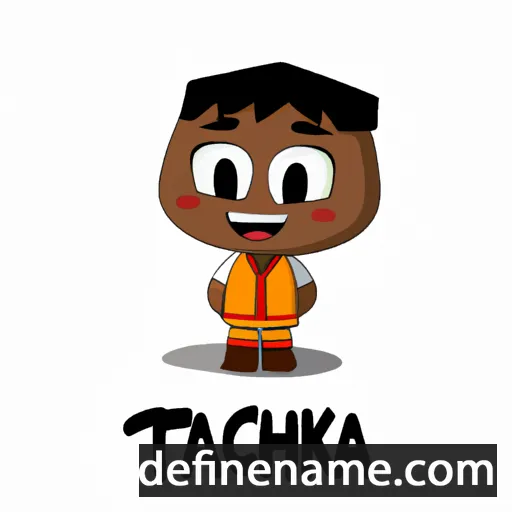 cartoon of the name Tchaka