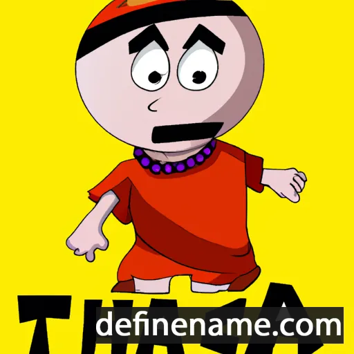 cartoon of the name Tchaka