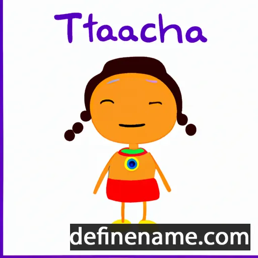 cartoon of the name Tchianga