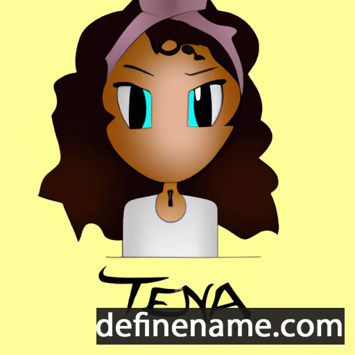 Téana cartoon