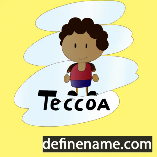 cartoon of the name Técola