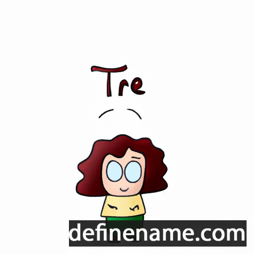 cartoon of the name Térée