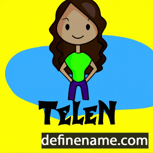 Tealyn cartoon