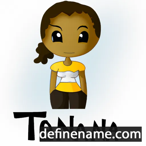 Teanna cartoon