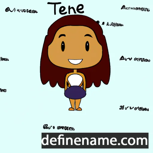 Teanne cartoon