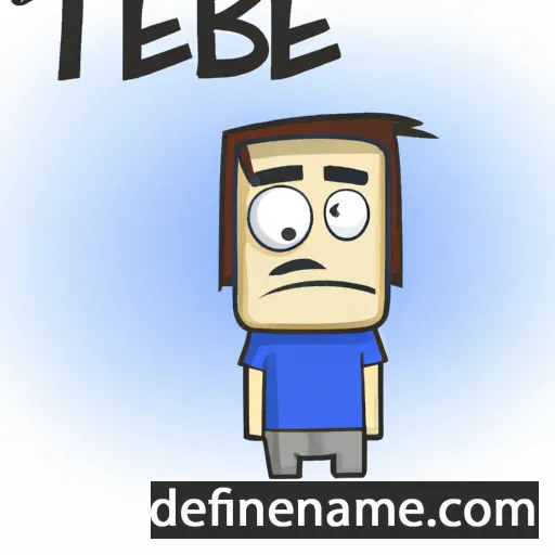 cartoon of the name Tebbe