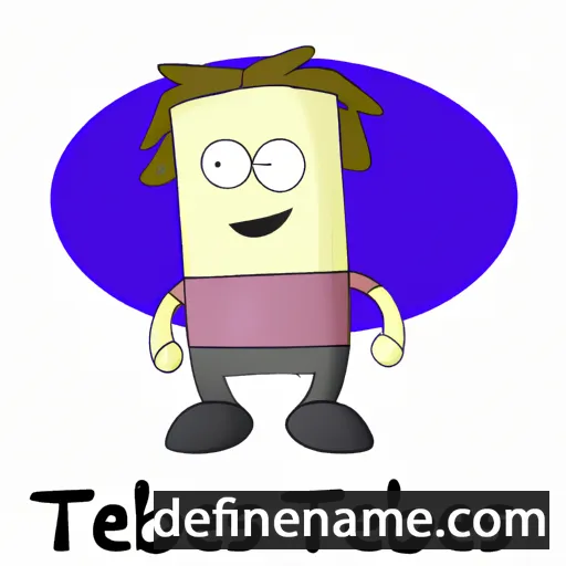 cartoon of the name Tebbs