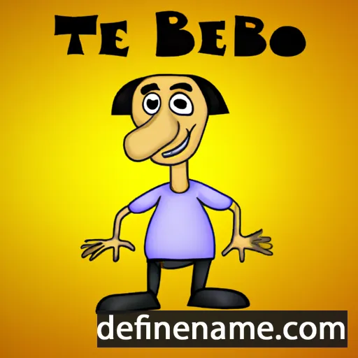 cartoon of the name Tebro