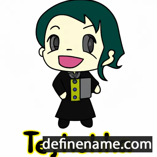 cartoon of the name Techiya