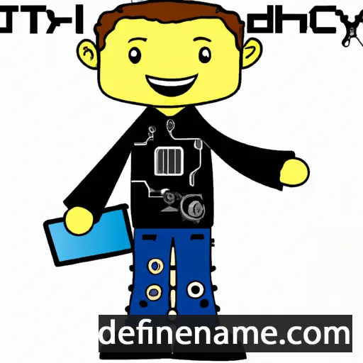 Techy cartoon