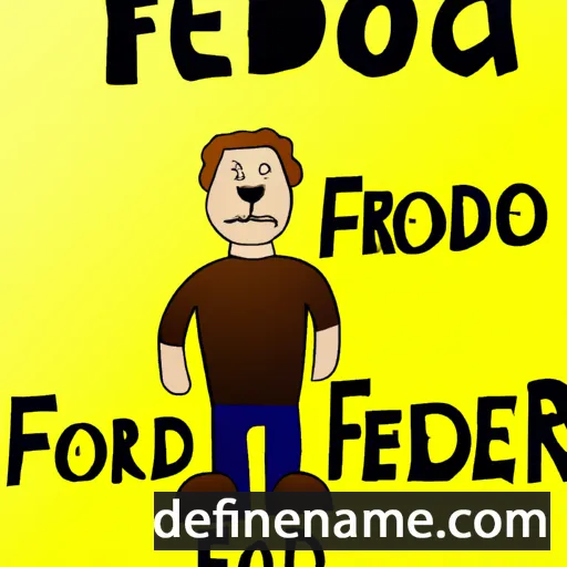 cartoon of the name Tedford