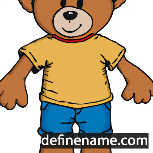 cartoon of the name Tedi