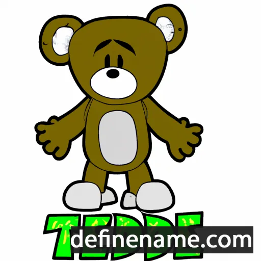 cartoon of the name Tedie