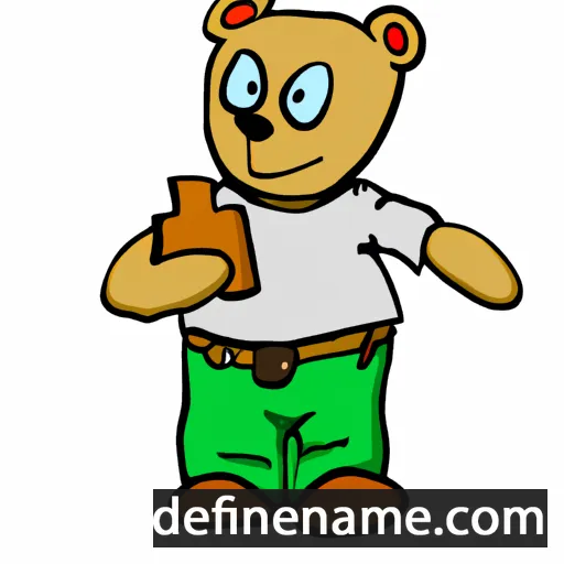 cartoon of the name Tedric