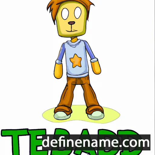 cartoon of the name Tedward