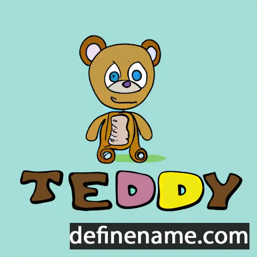 cartoon of the name Tedy