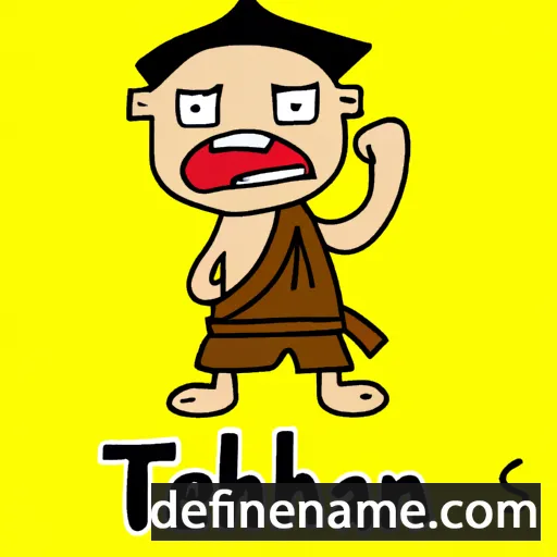 cartoon of the name Teehhan