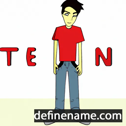 Teen cartoon