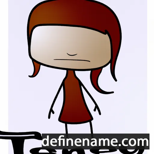 cartoon of the name Teeny