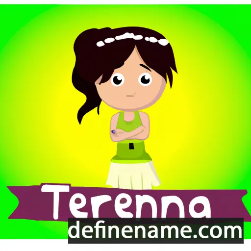 cartoon of the name Teerana