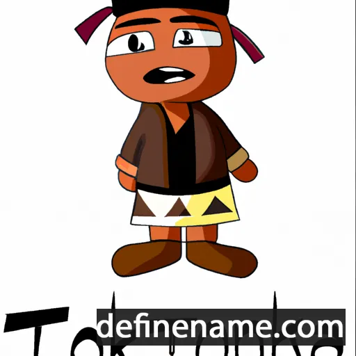 cartoon of the name Teetonka