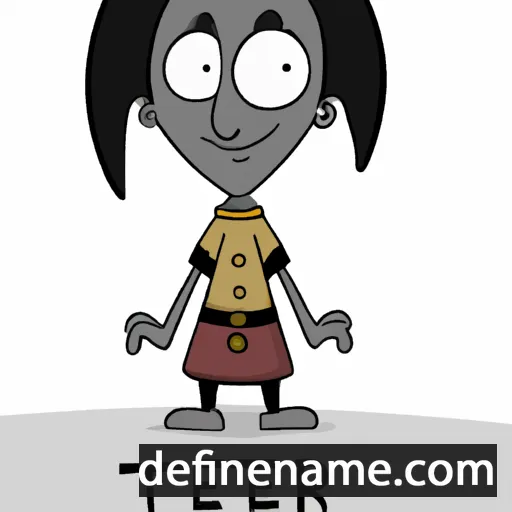 cartoon of the name Teferi