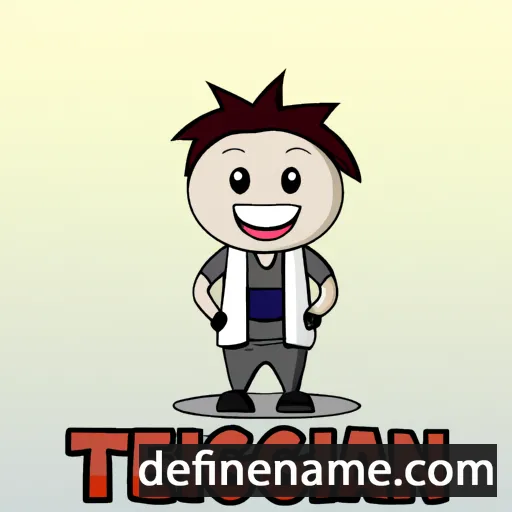 cartoon of the name Tegeirian