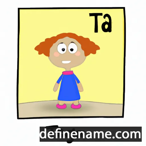 cartoon of the name Tegla