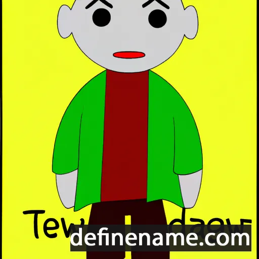 cartoon of the name Tegwared