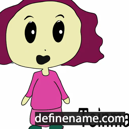 cartoon of the name Tehmina