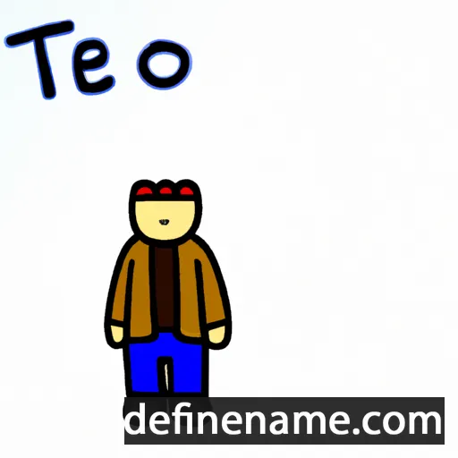 cartoon of the name Teho