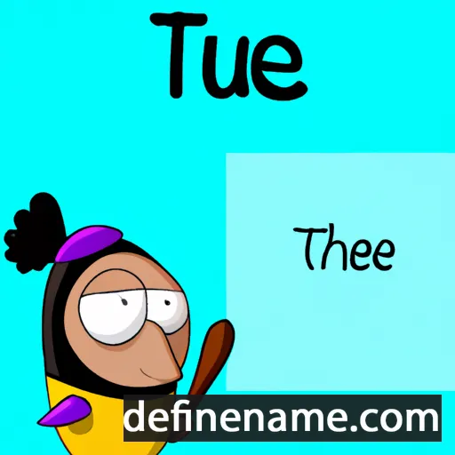 Tehue cartoon