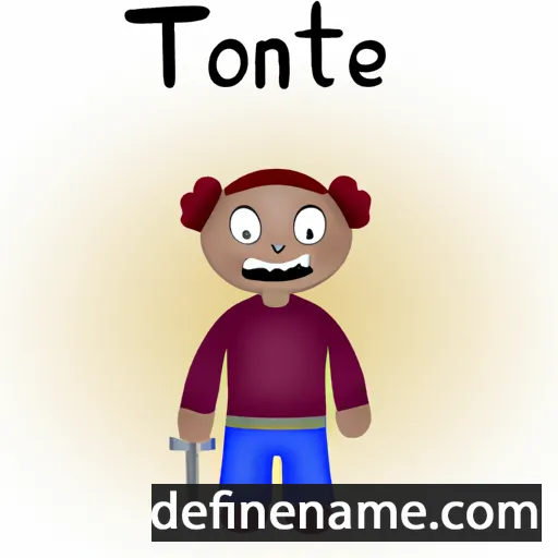 Teiakotsinarèn:tonte cartoon