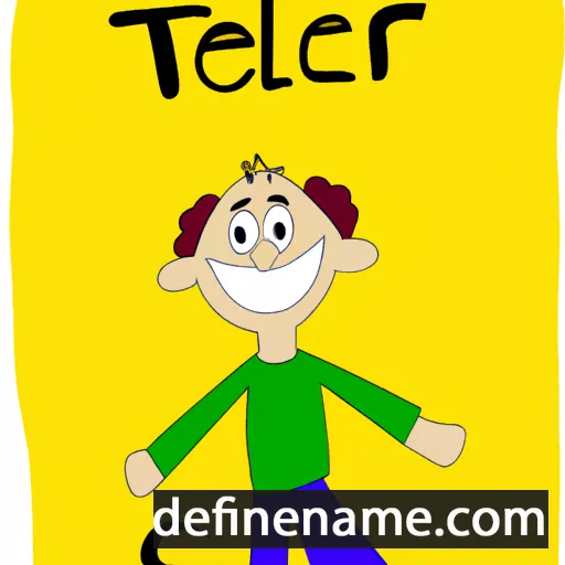 cartoon of the name Teilor