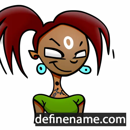 cartoon of the name Teini